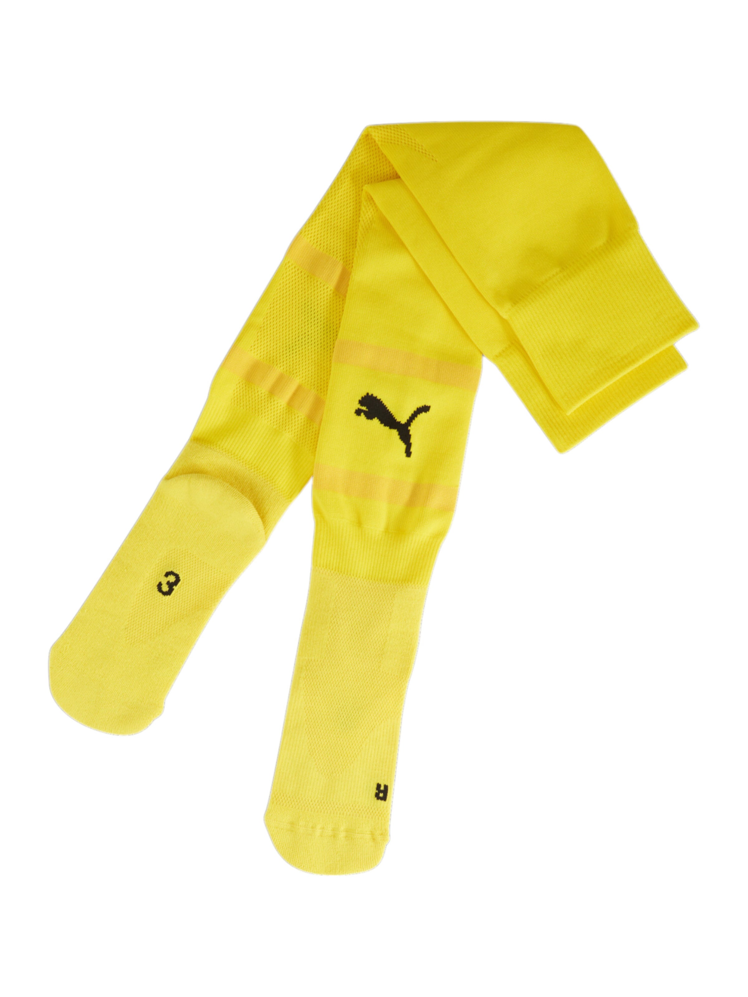 

PUMA Футбольные носки в желтом цвете