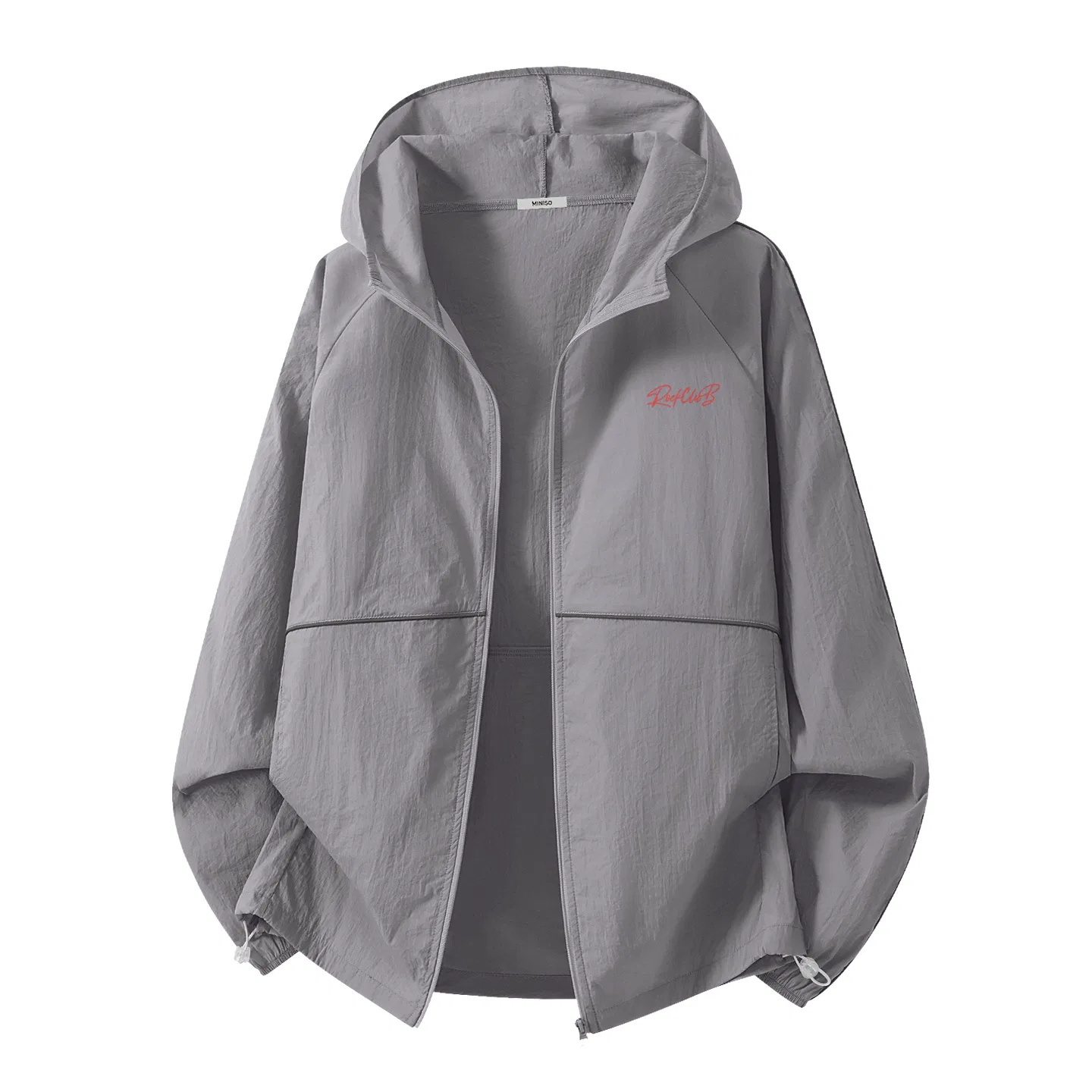 Детская ветровка с защитой от солнца MINISO, Deconstructive Sun Protection Carbon Gray
