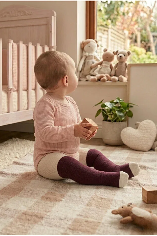 Детские колготки для девочек хлопковые комплект 3 шт Cocole Socks, Multicolor — фото 4
