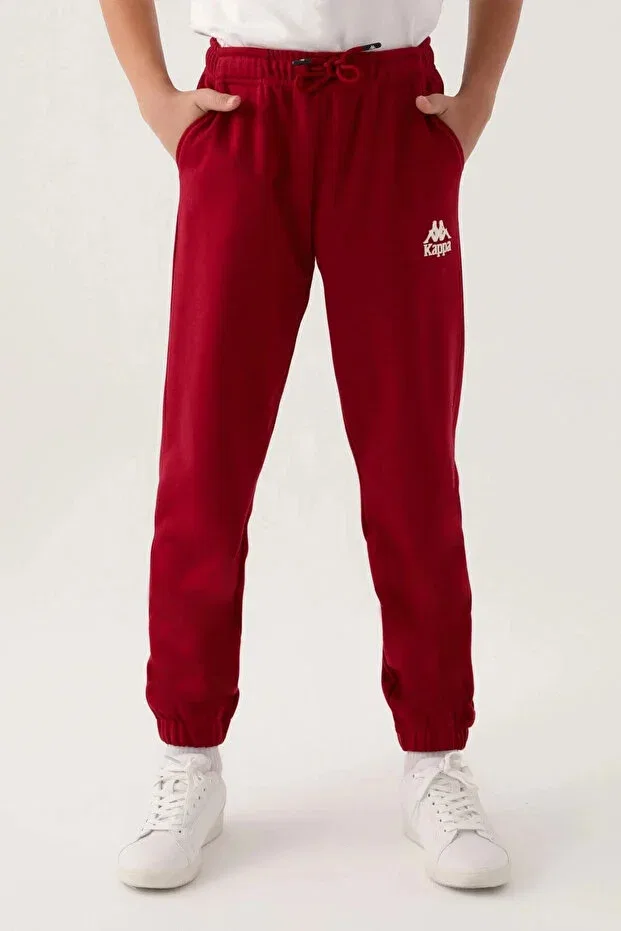 Детские спортивные штаны для мальчиков хлопковые Kappa, Burgundy
