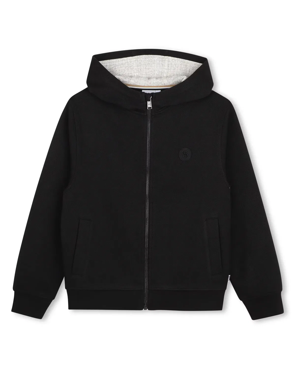 Детское худи для мальчиков хлопковое BOSS Kidswear, Negro