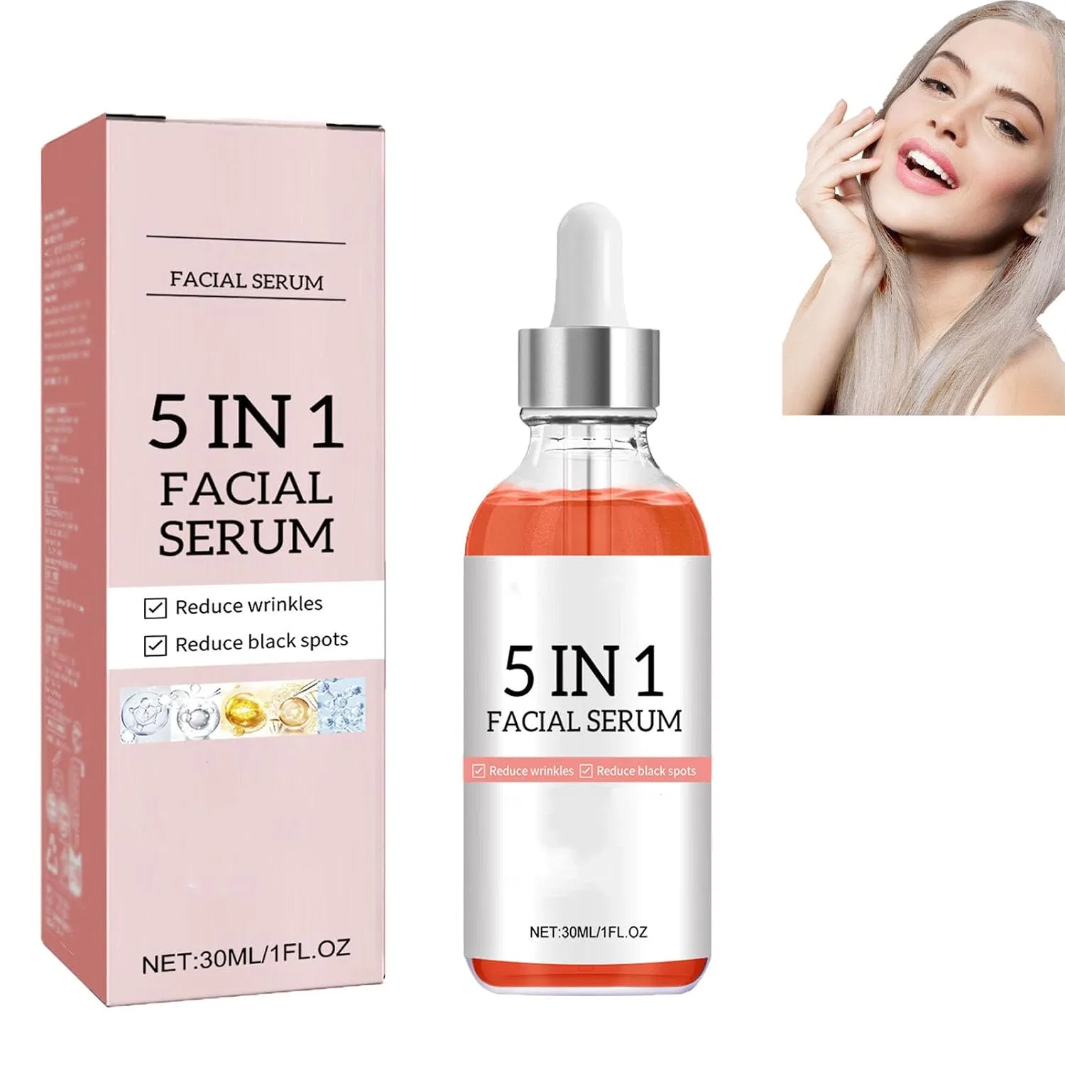 Сыворотка для лица 5-in-1 Vitamin C, homomdy, 30 мл, 1 шт.