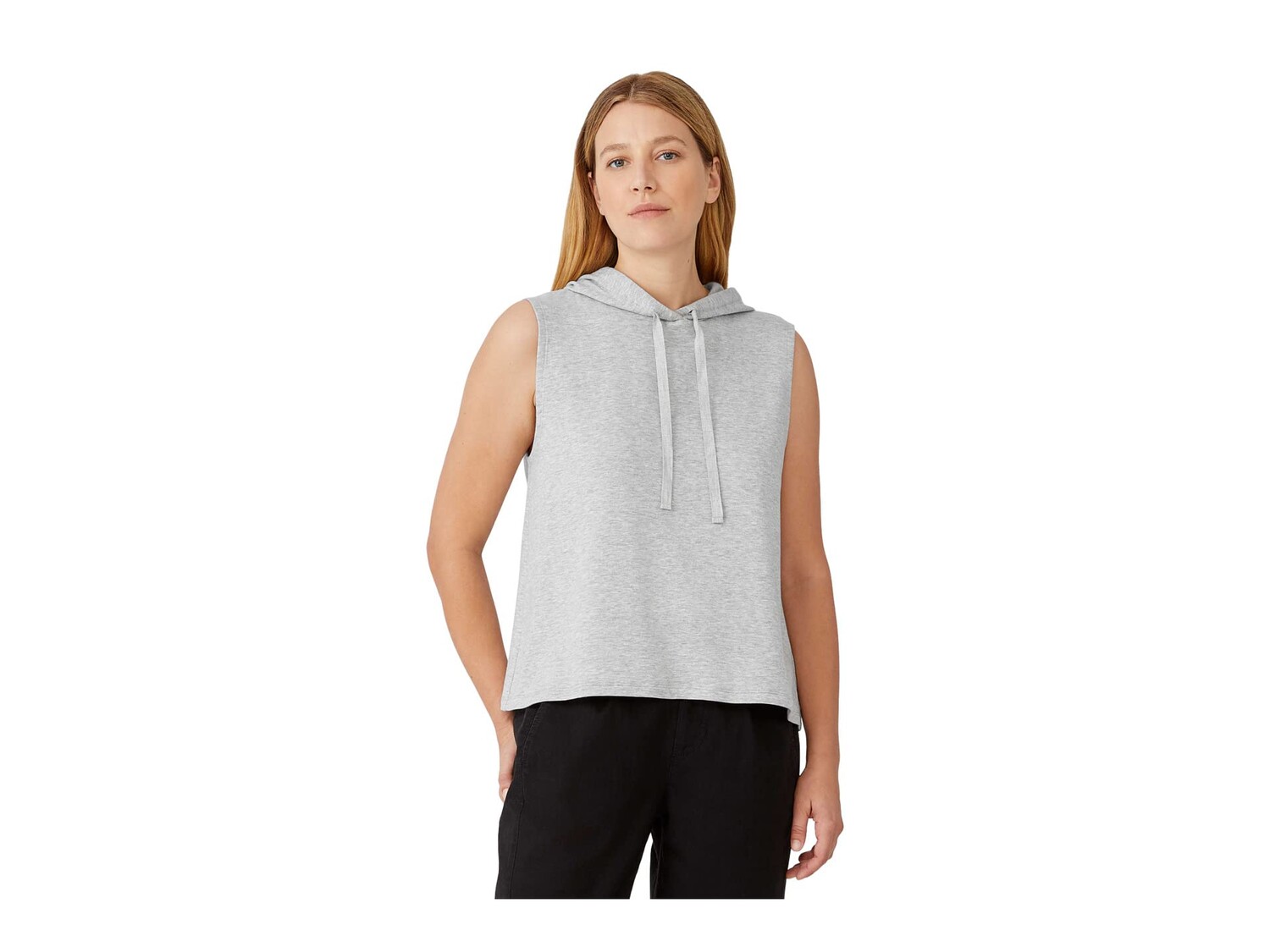 

Худи Eileen Fisher, Sleeveless Hooded Top in Tencel Organic Cotton Fleece, Серый, Худи Eileen Fisher, Sleeveless Hooded Top in Tencel Organic Cotton Fleece