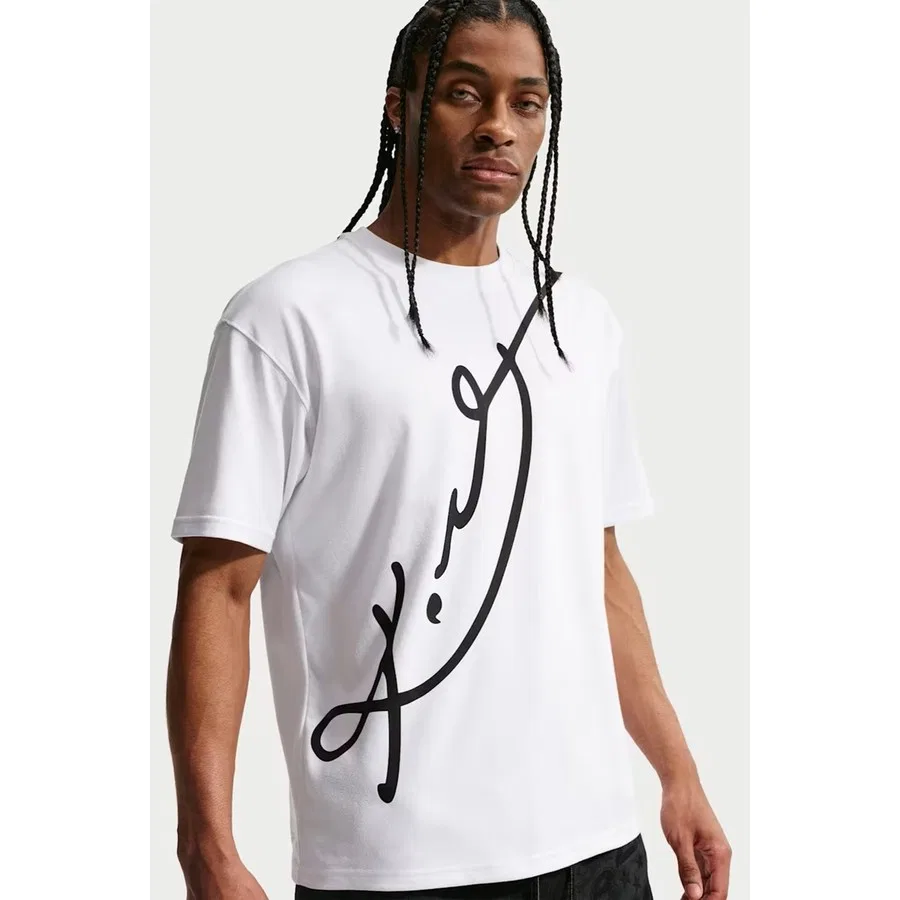 Баскетбольная футболка с принтом Kobe Dri-Fit Loose Fit Nike, Белый