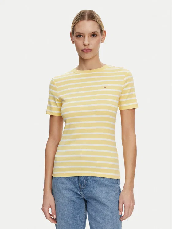 Футболка slim fit New Cody Tommy Hilfiger, желтый