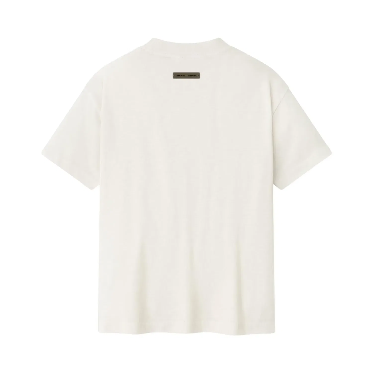 Футболка Fear of God Essentials с вышивкой, кремовый — фото 2