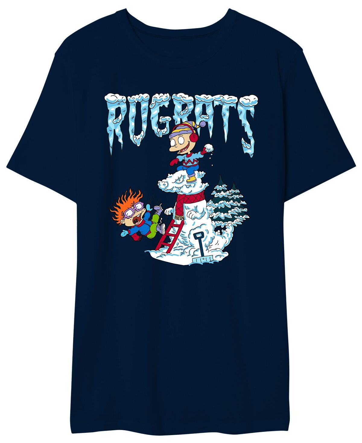 

Мужская футболка с рисунком rugrats snowball fight AIRWAVES, мульти, Черный, Мужская футболка с рисунком rugrats snowball fight AIRWAVES, мульти
