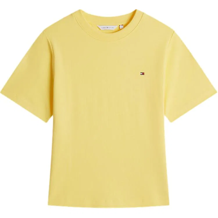 Женская футболка с круглым вырезом Apricot Yellow ZF0 Tommy Hilfiger, Apricot Yellow ZF0