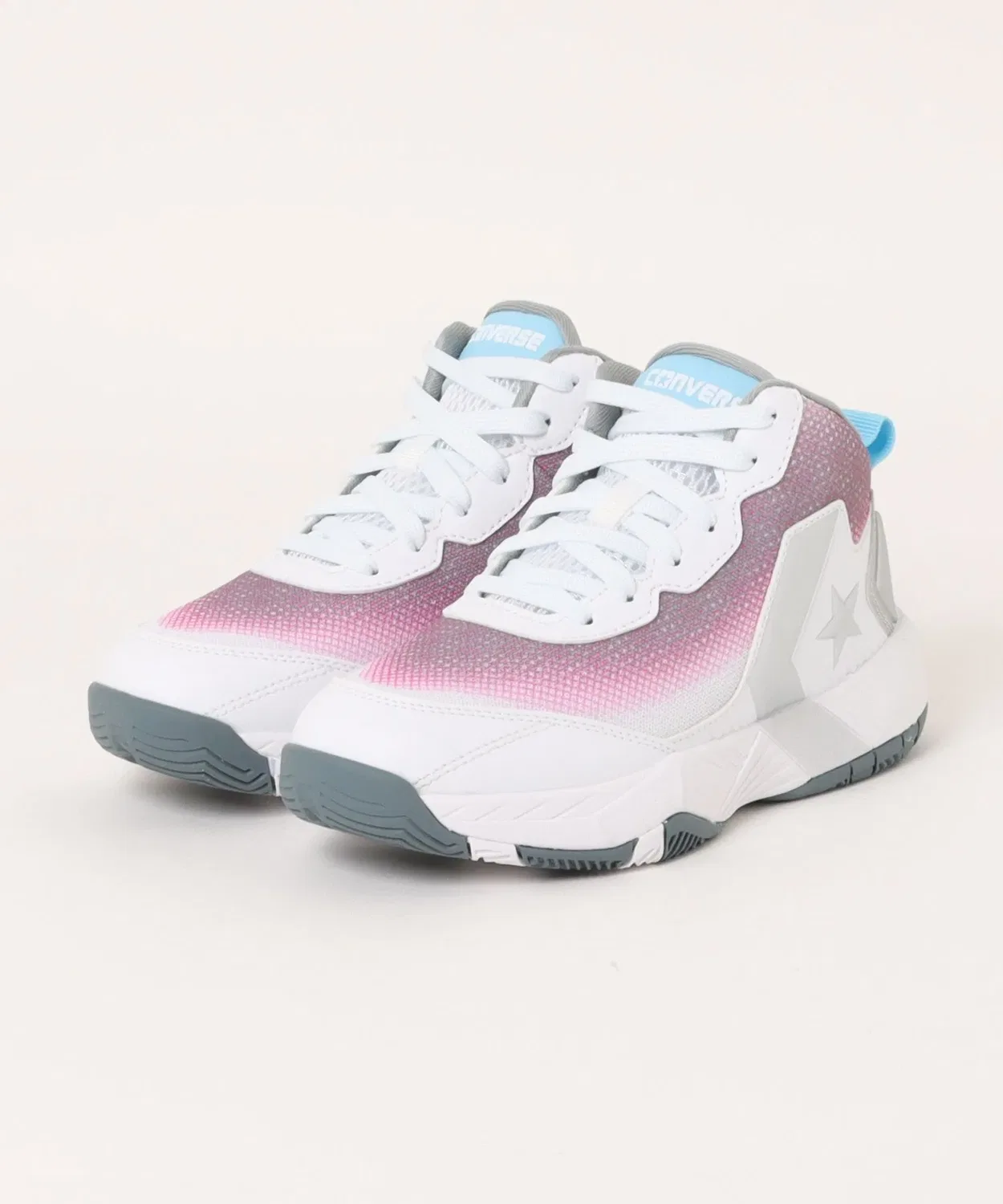 Детские кроссовки VICSTAR MID баскетбольные CONVERSE белые