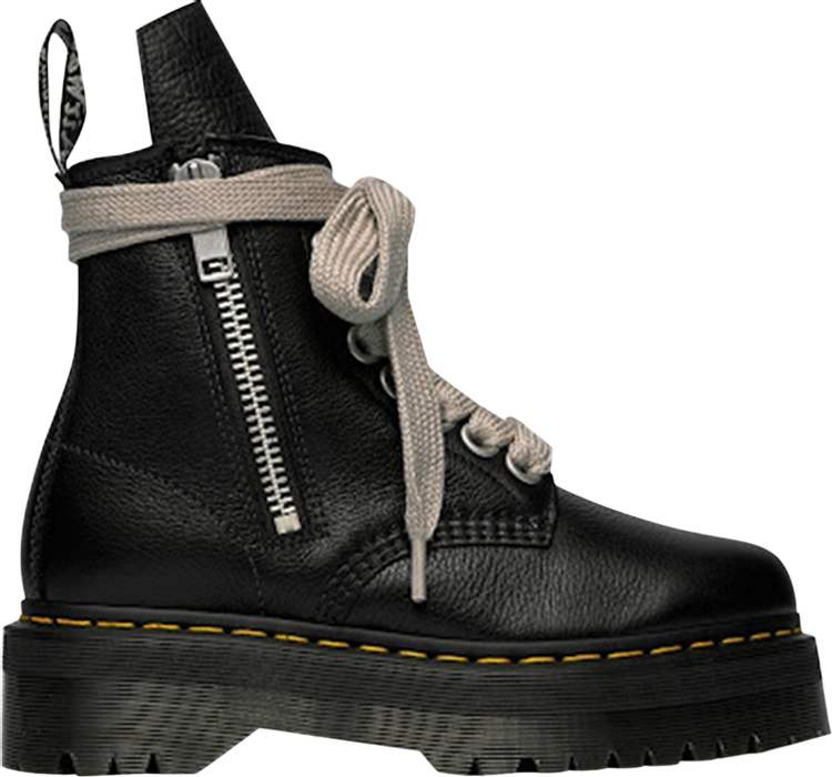 

Ботинки Dr. Martens x Rick Owens Wmns Strobe 1460 Quad Sole Jumbo Lace Boot Black, черный