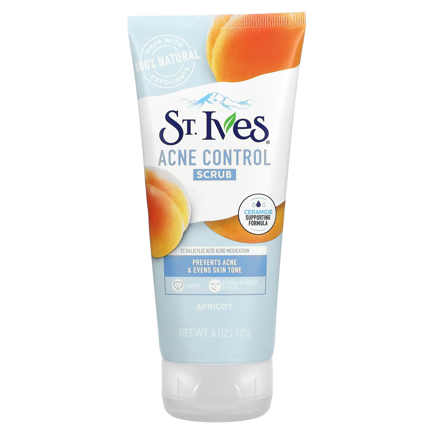 

St. Ives, Абрикосовый скраб Acne Control, 170 г (6 унций)