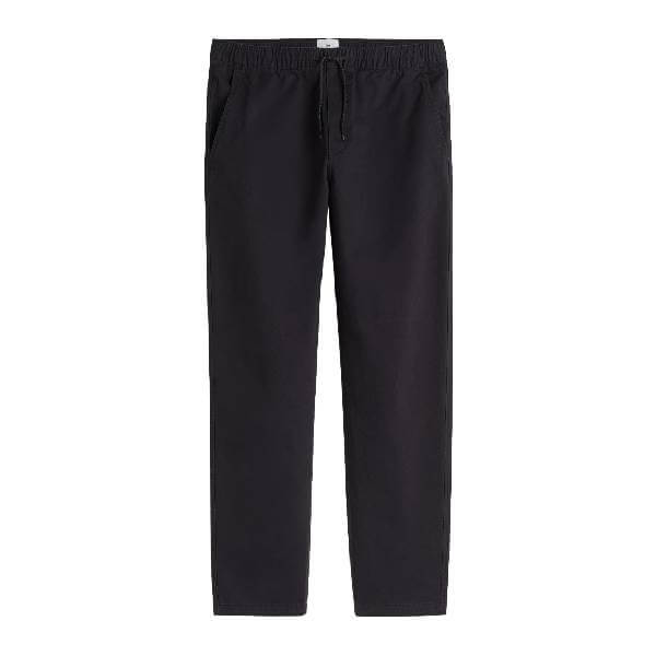 

Брюки свободного кроя H&M Relaxed Fit Twill Pull-on Pants, черный