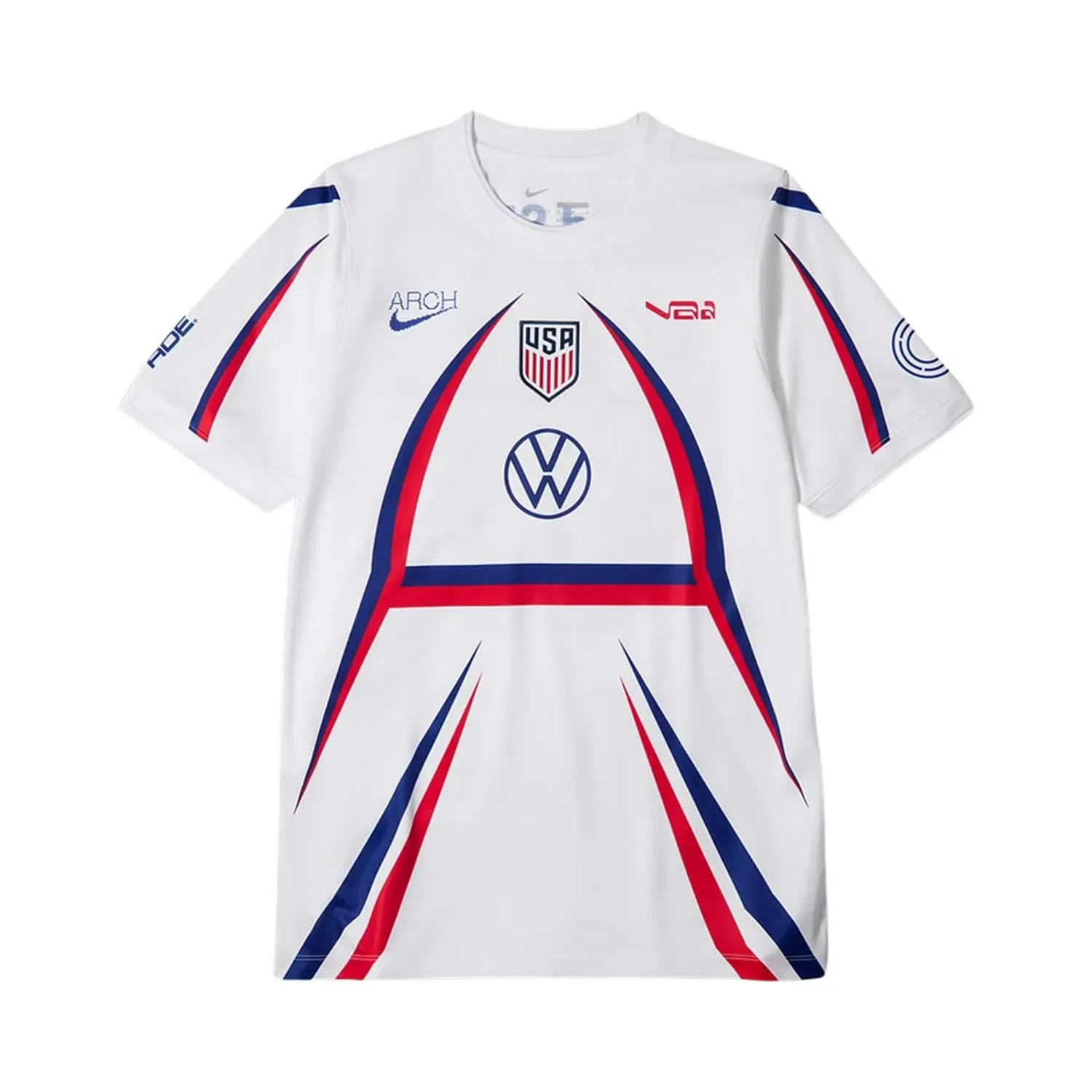 Футболка с коротким рукавом Nike USA x VAA Academy Pro, белый