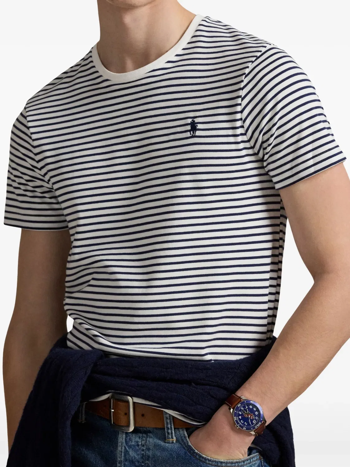 Polo Ralph Lauren Футболка Pony белая — фото 4