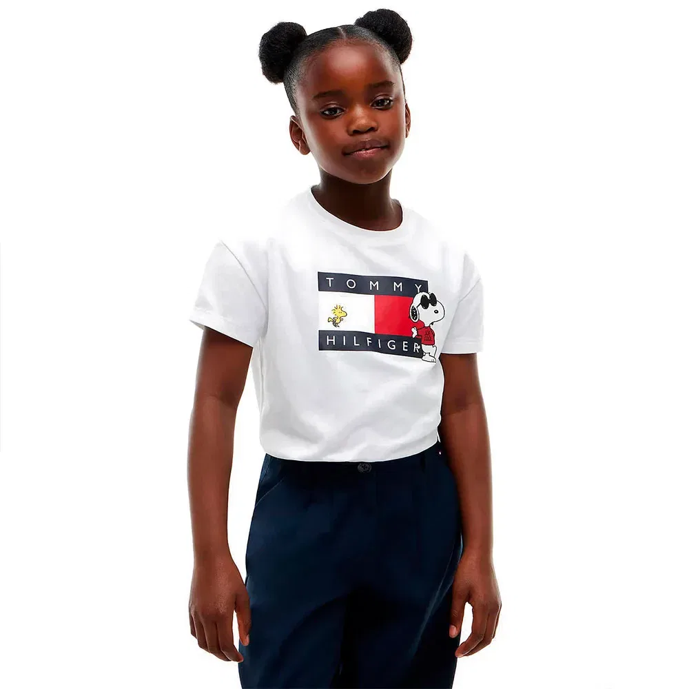Детская футболка с принтом Snoopy Tommy hilfiger, White