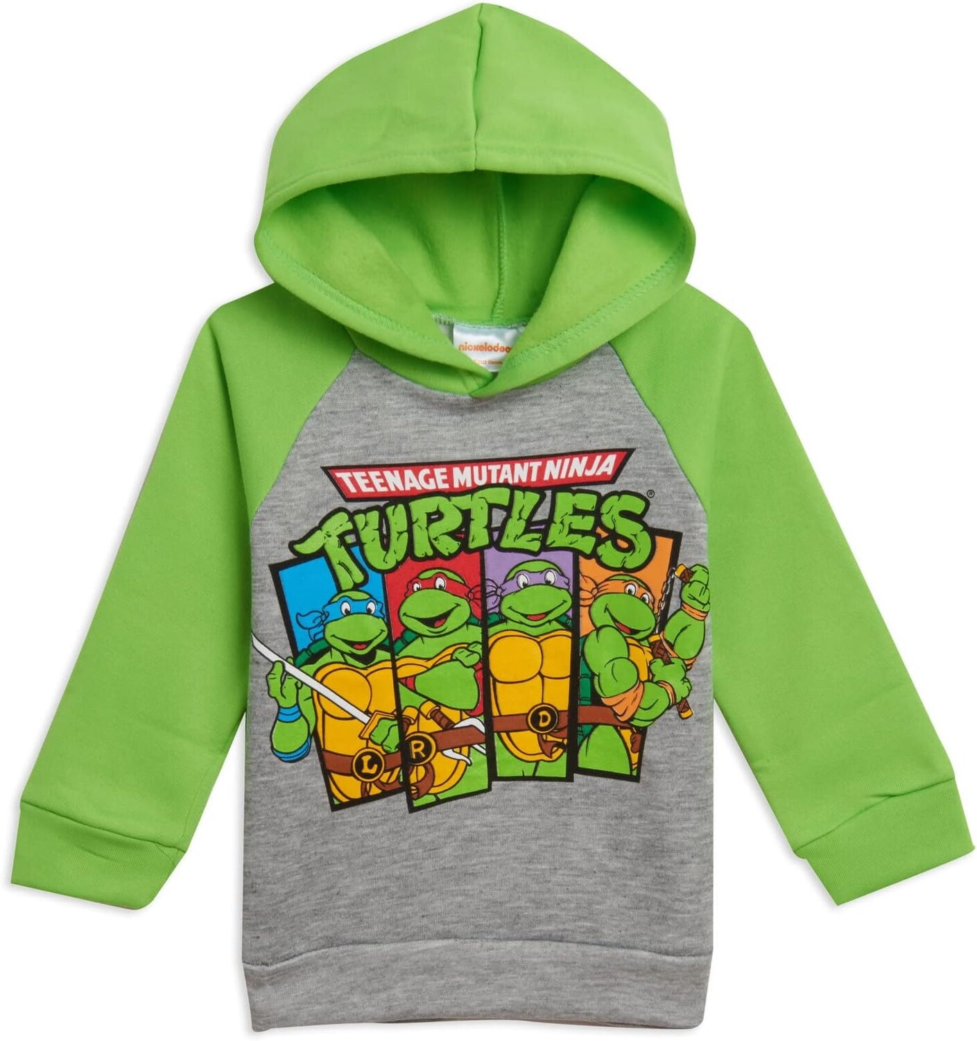 

Худи Teenage Mutant Ninja Turtles Fleece, Toddler To Big Kid Sizes (2T - 18-20), серый