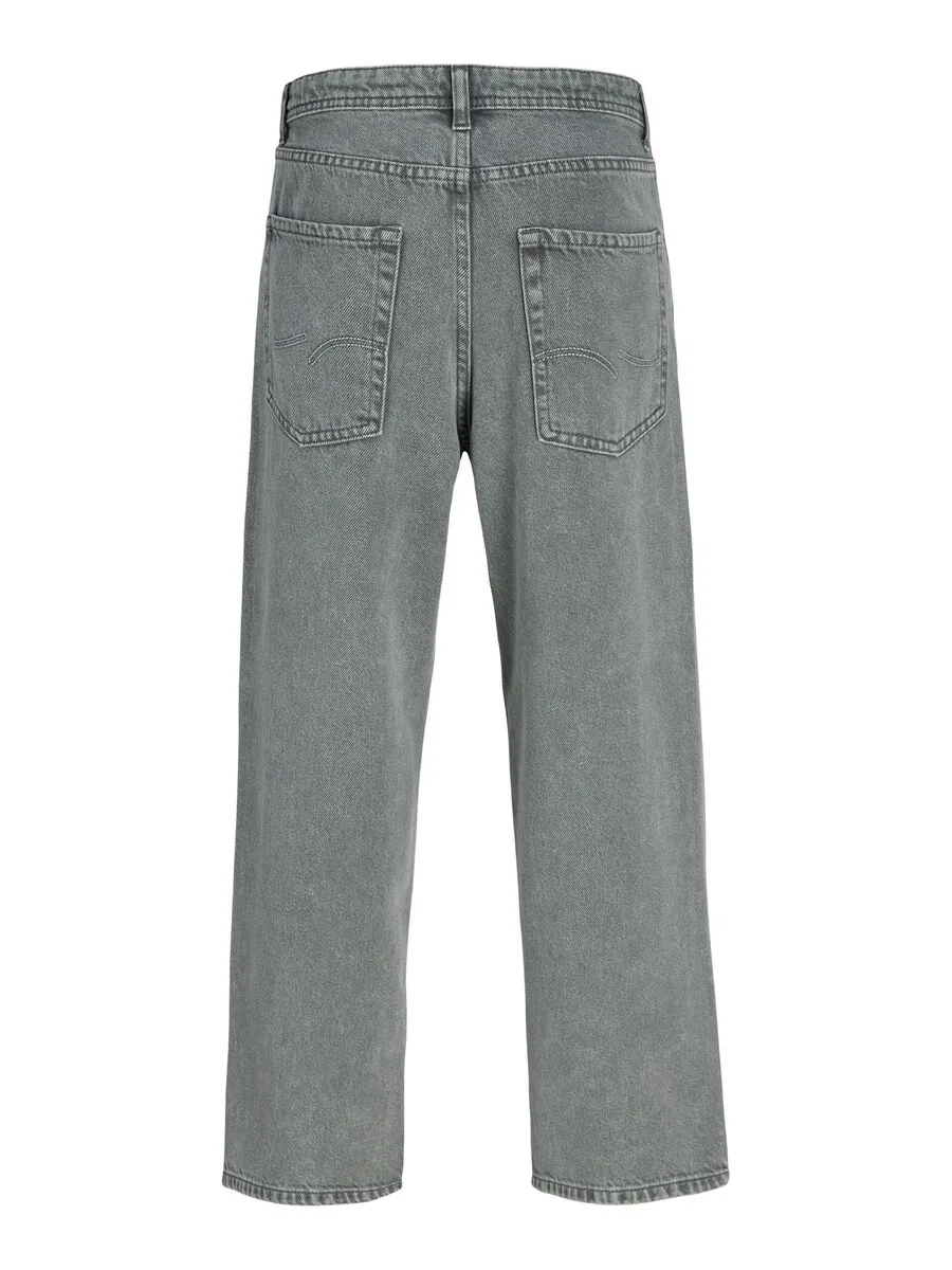 Детские джинсы Jack & Jones Junior Baggy Jeans 'JPStalex Antonio' серого цвета — фото 2