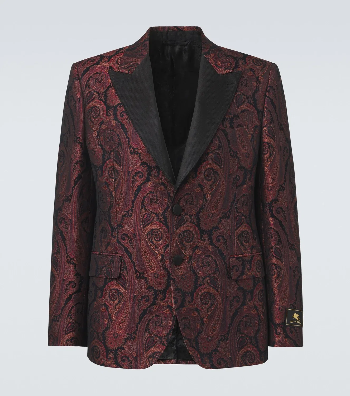 Жакет с жаккардовым узором пейсли ETRO, мультиколор