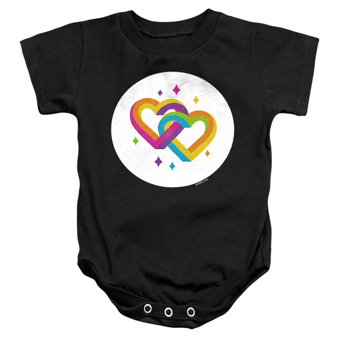 Детское боди с коротким рукавом Magic Heart Bear Belly Care Bears, Black