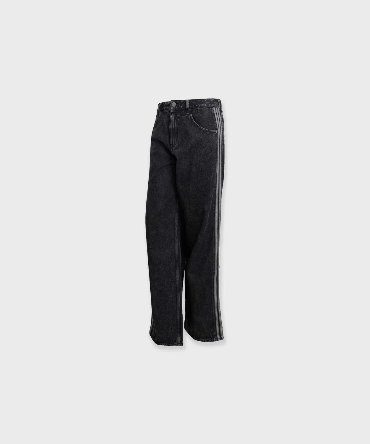 Мужские джинсовые брюки свободного кроя с принтом FIREBIRD ADICOLOR Adidas, Black