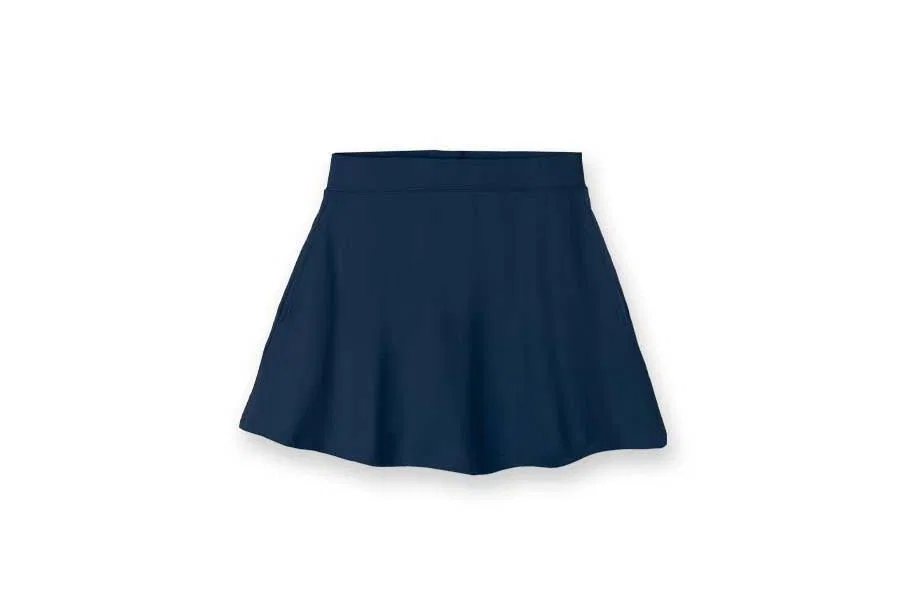 Юбка-шорты хлопковая с карманами Mightly, Navy