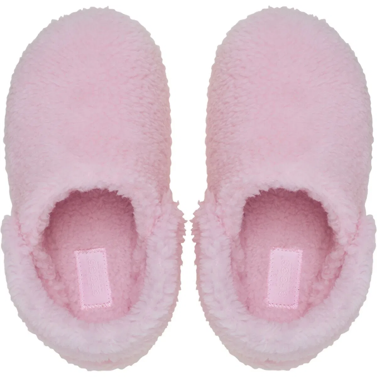 Детские тапочки с искусственным мехом Classic Cozzzy Slipper Crocs, Pink Milk — фото 4