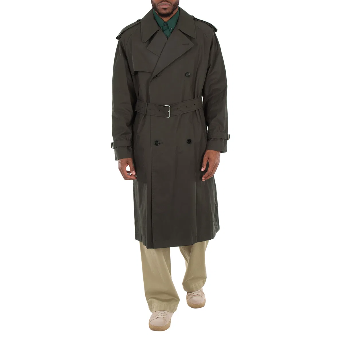 Пальто-тренч из габардина Castleford Burberry, Otter