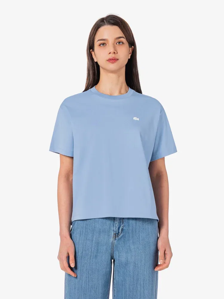 Футболка LACOSTE Gray, Color Croc, серая