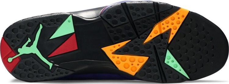 Кроссовки Air Jordan 7 Retro Low NRG Bright Concord, фиолетовый — фото 4