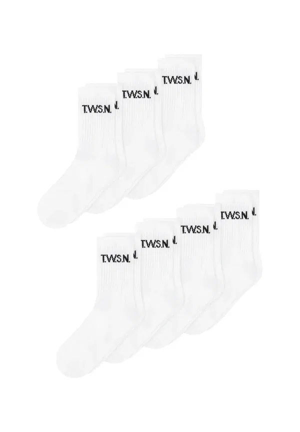 Носки хлопковые S 7 pack logo - socks Two Soon Bright White, белый