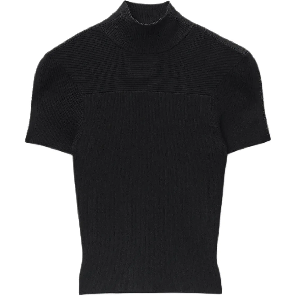 Женская футболка с высоким воротом Alexander Wang, Black