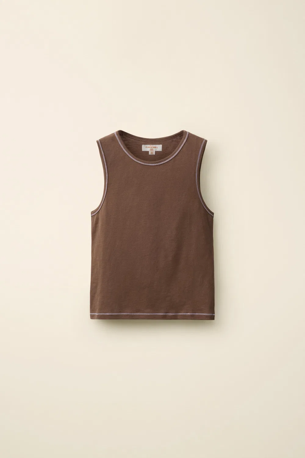 Футболка CREATED BY CARAMEL LONDON X ZARA, Light Brown — фото 3