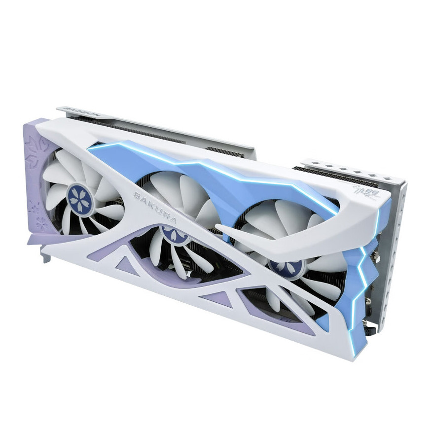 Rx 7700 xt белая. Yeston RX. Yeston RX 6800 XT Sakura. Yeston RX 6800xt Sakura толщина термо прокладки