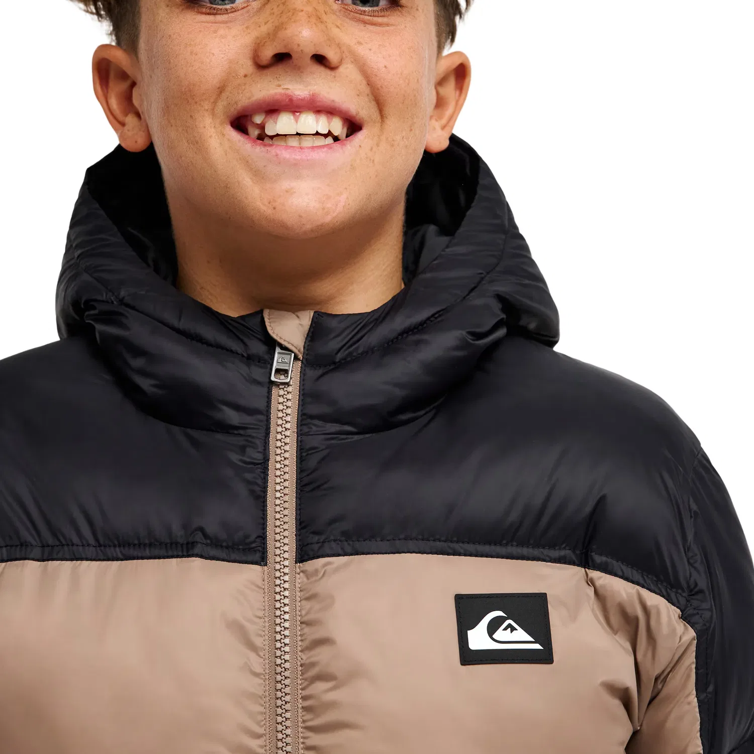 Детская куртка для мальчиков стеганая Quiksilver, Marrón — фото 4