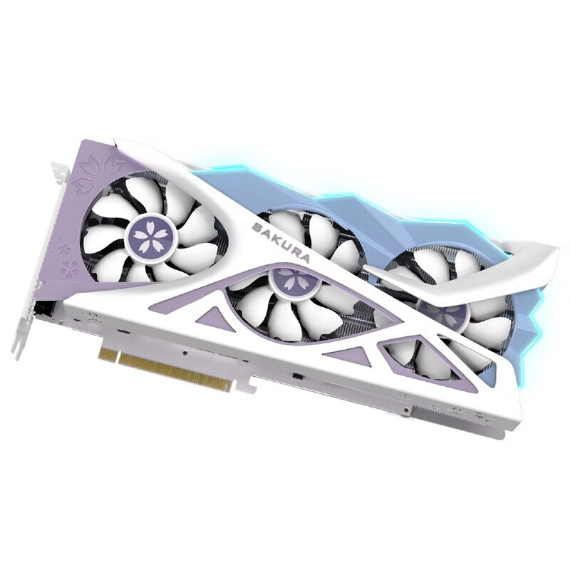 Видеокарта Yeston GeForce RTX 3070 Sakura Hitomi 8ГБ, белый