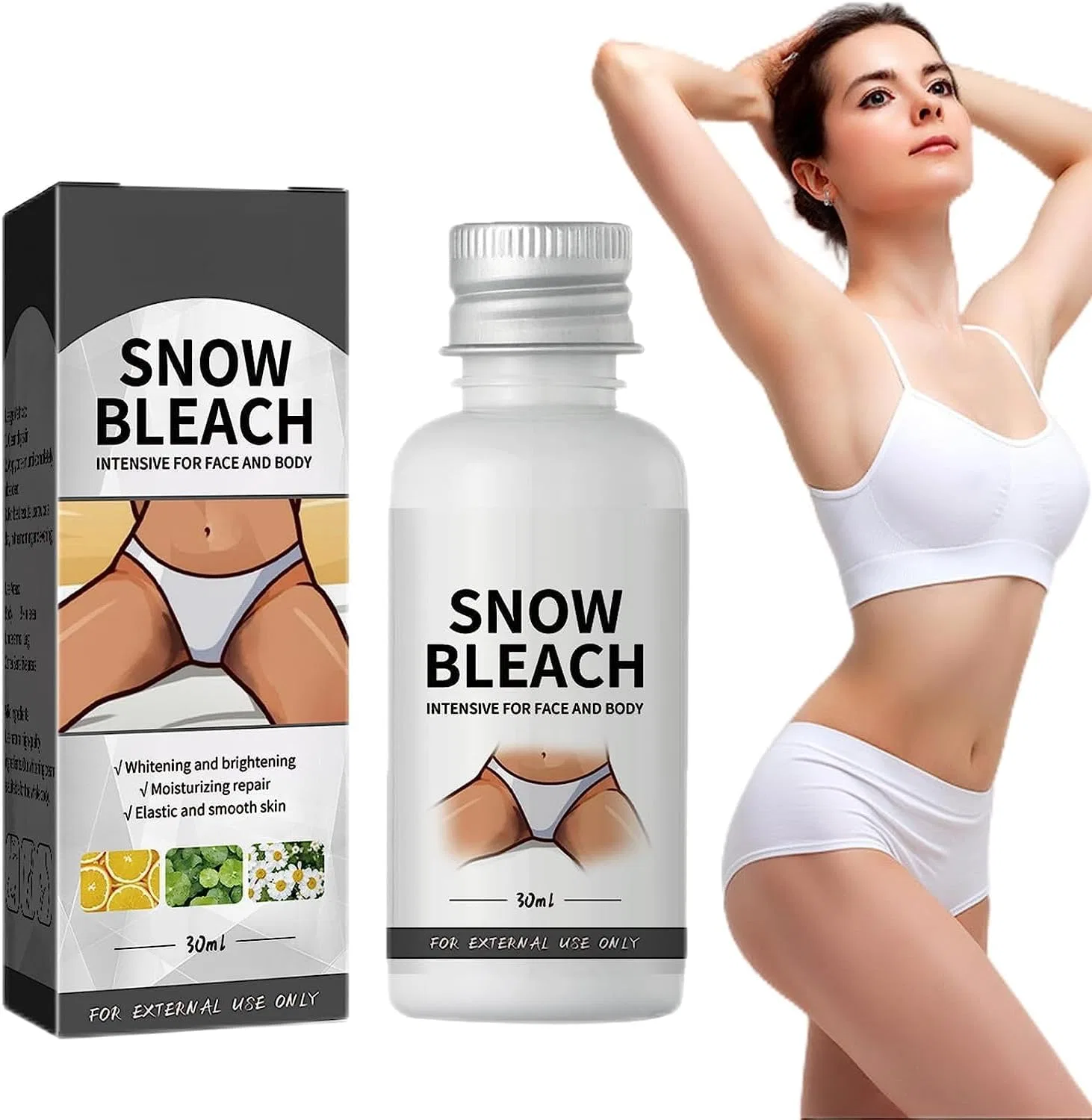 Крем для осветления кожи Snow Whitening Cream, EXQST, 30 мл, 1pcs
