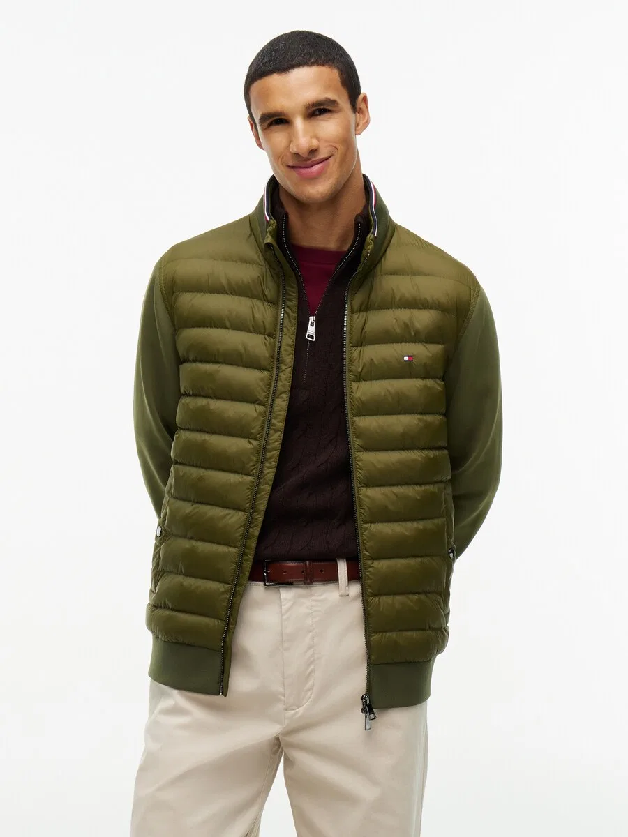 Куртка TOMMY HILFIGER Between-Season Jacket 'Ess' оливкового цвета — фото 2