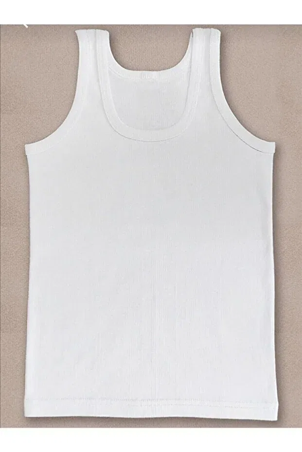 Детский комплект маек и боксеров для мальчиков хлопковый Tezzgelsin, White — фото 3
