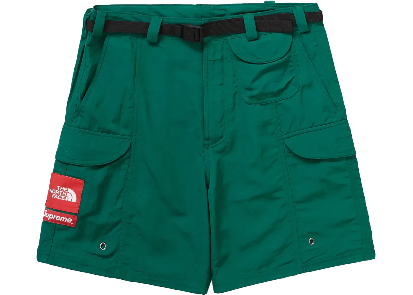 Мужские шорты с поясом Supreme The North Face Trekking Packable Belted Short, Dark Green