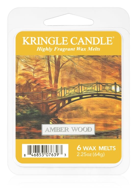 

Воск для аромалампы Kringle Candle Amber Wood