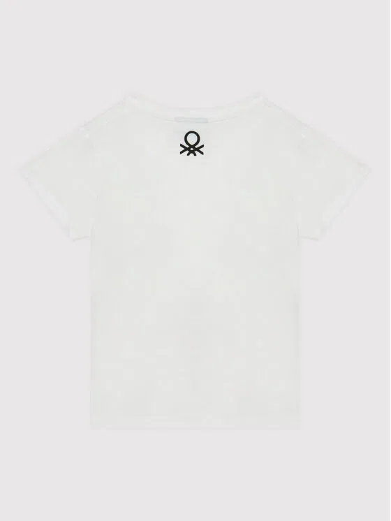 Футболка regular fit Looney Tunes United Colors Of Benetton, белый — фото 2