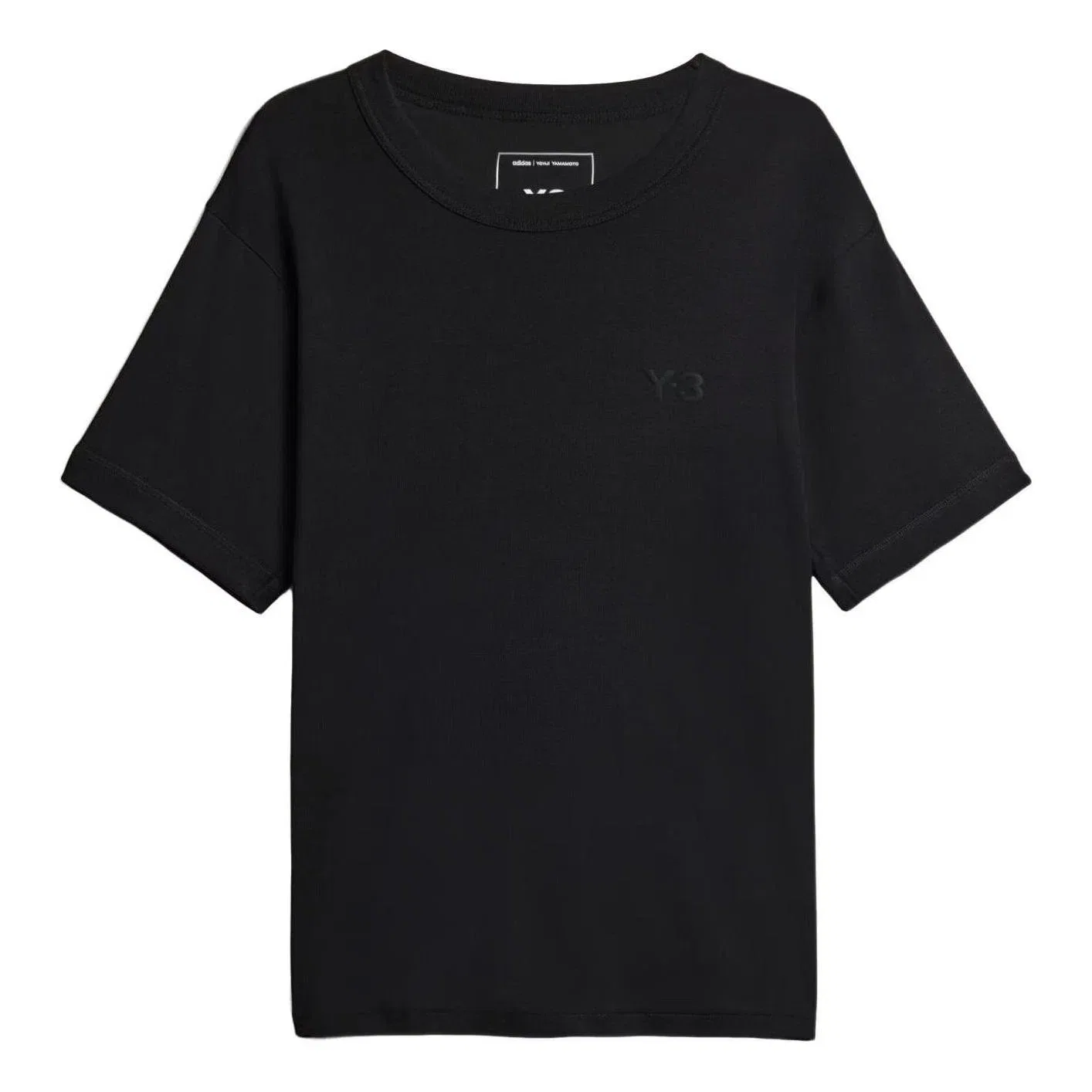 Мужская футболка с принтом Adidas x Y-3 Slim T-Shirt, черный