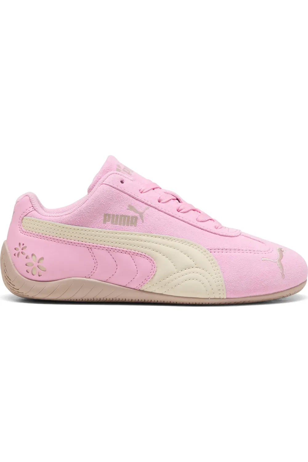 Детские кроссовки на шнуровке Speedcat OG PUMA, Pink Shimmer/Alpine Snow — фото 2