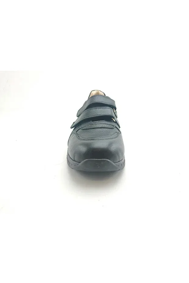 Детские спортивные туфли для девочек кожаные Ortoplus, Black — фото 3