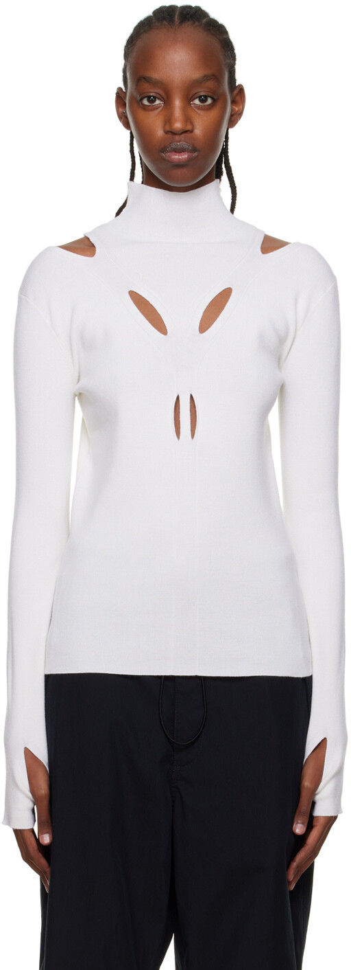 

Водолазка Off-White Skivvy Dion Lee, Черный, Водолазка Off-White Skivvy Dion Lee