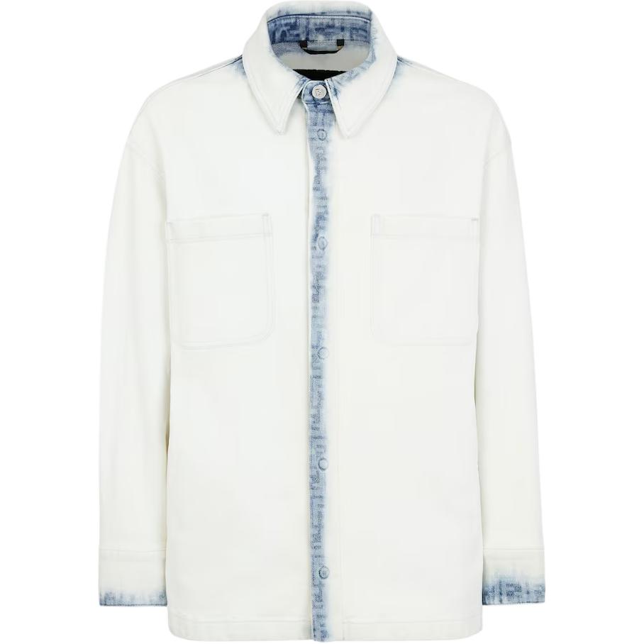 

FENDI Джинсовая куртка мужская белая, White