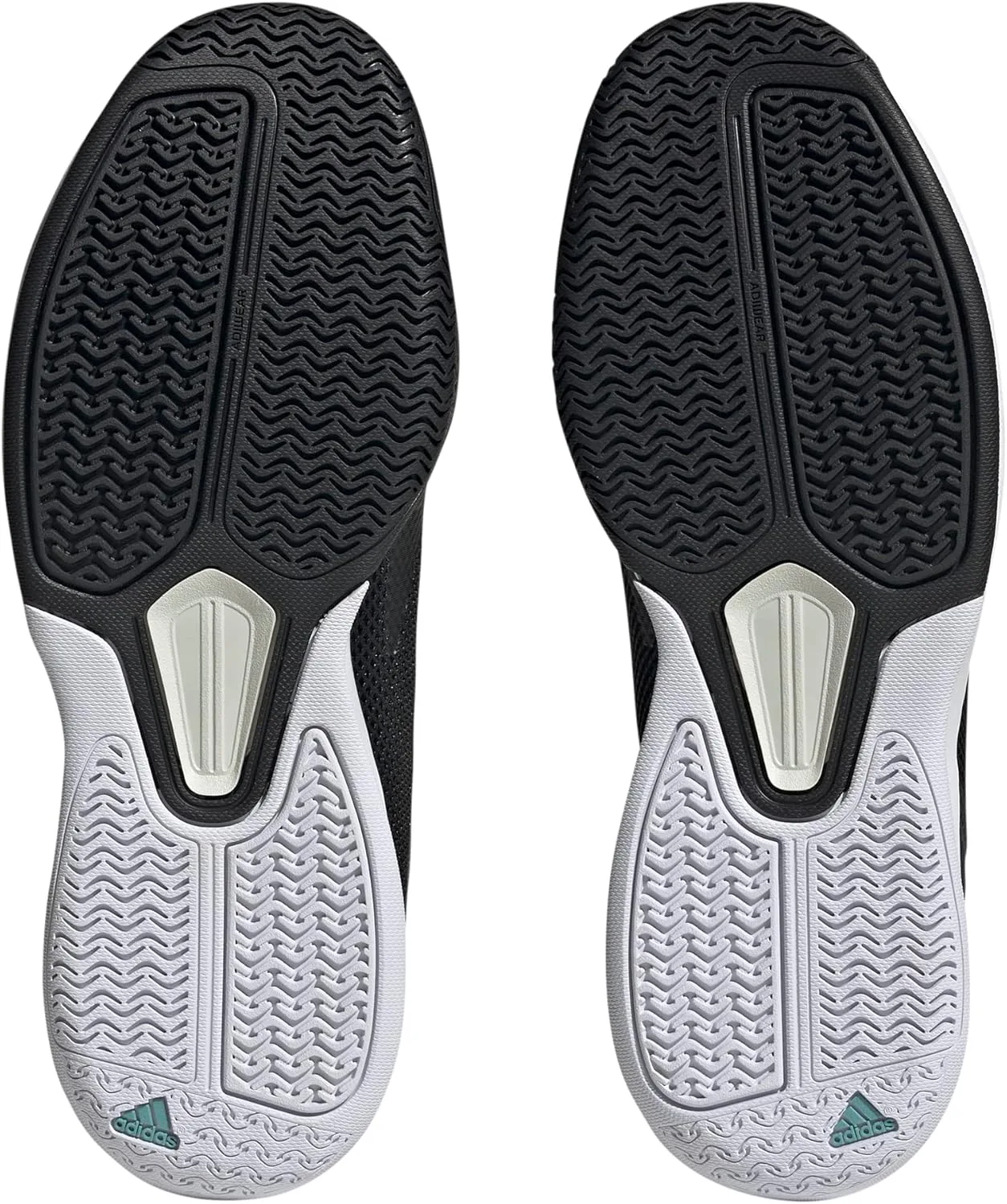 Мужские кроссовки Courtflash Speed Trainers adidas, черно-белый — фото 4