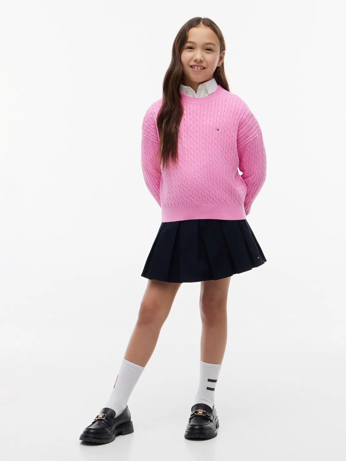 Свитер Tommy Hilfiger розового цвета — фото 4