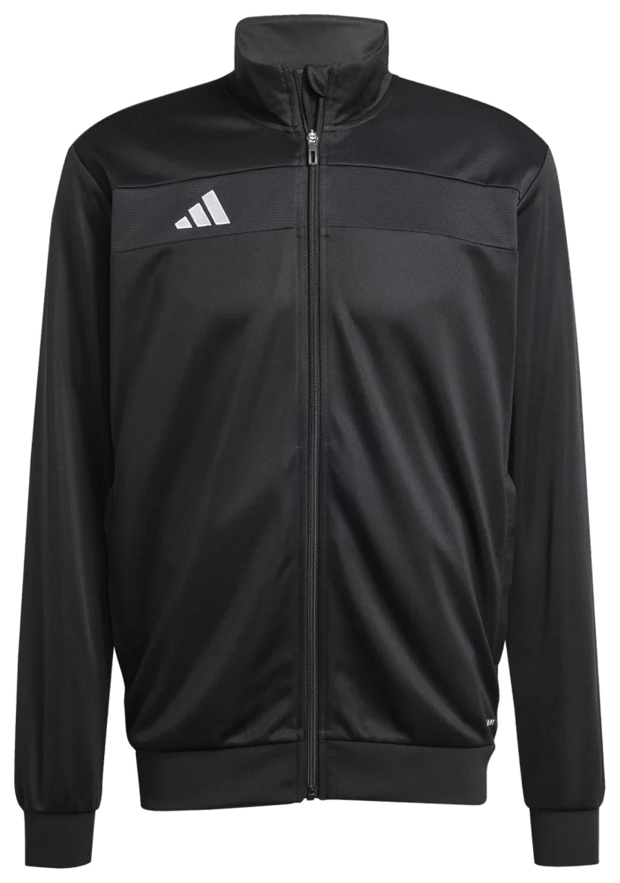 Мужская тренировочная куртка с полной застежкой-молнией, Tiro 25 Essentials, adidas, White Black