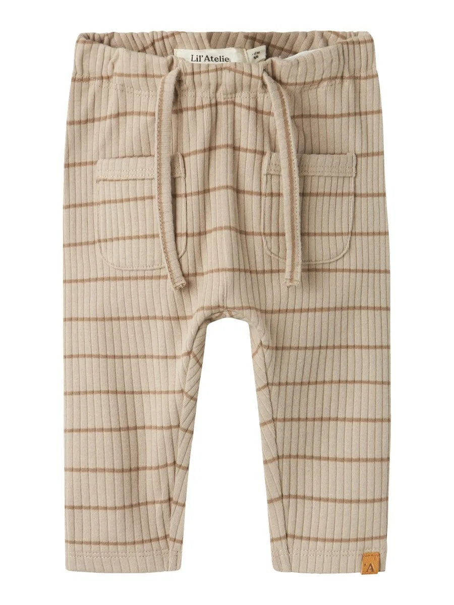Леггинсы Lil'Atelier Slim fit 'NBMKail' бежевого цвета